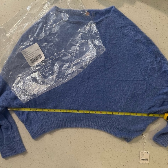 NWT Free People / FP One Cirilla sweater in Blue Iris / new;flawless - Picture 14 of 16